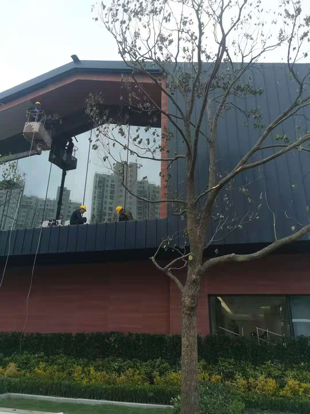 钛锌板屋面生产厂家 钛锌板墙面异形（xíng）施工深化现场制作实力厂家
